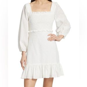 NWOT | Veronica Beard | Denise Dress | White Mini Dress | SIZE 8